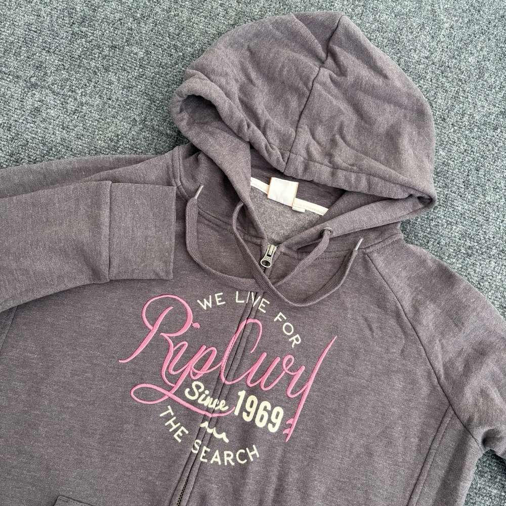 Rip Curl Purple Full Zip Hoodie Sweatshirt Jacket XL Size‎ 14 Beach Vacay Y2K